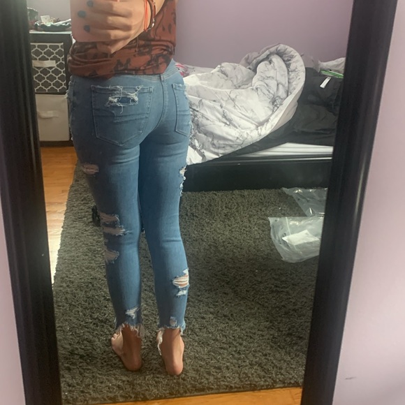 womens american eagle skinny jeans - Picture 5 of 5